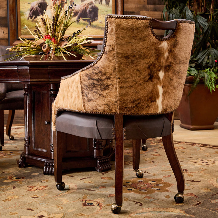 Rio Rancho Western Cowhide Game Chair
