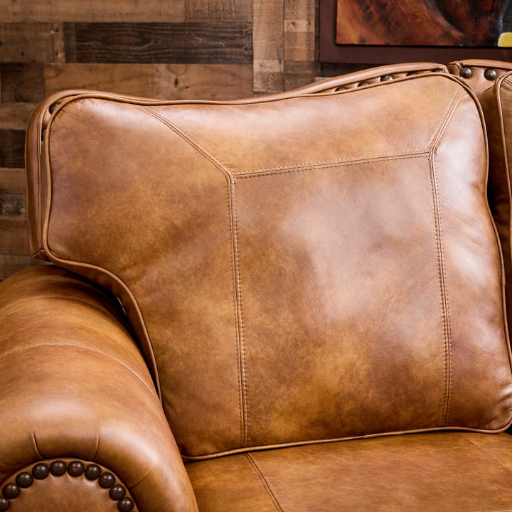 Myriad Leather Reclining Loveseat