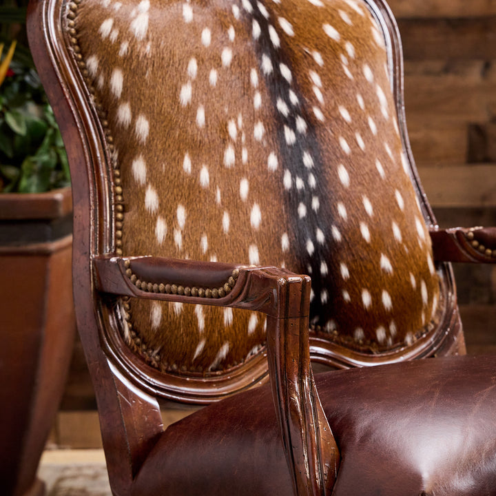 Carved Axis Accent Chair