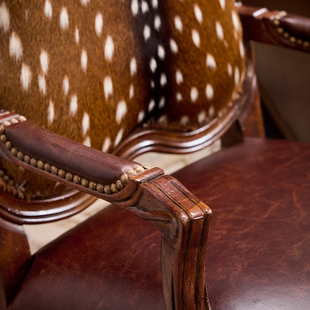 Carved Axis Accent Chair