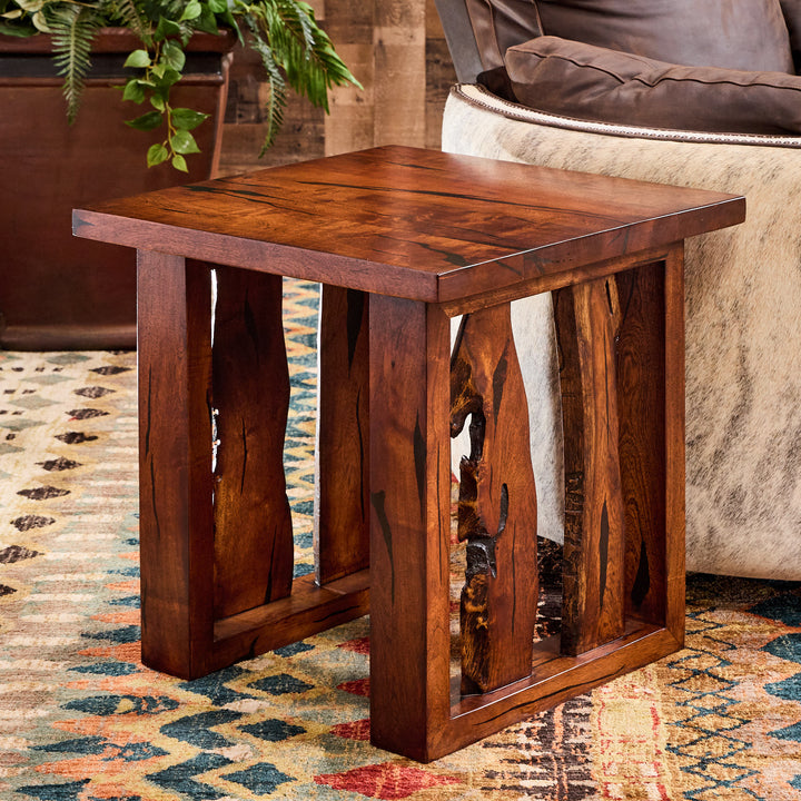 San Bonita Mesquite End Table