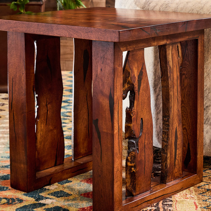 San Bonita Mesquite End Table