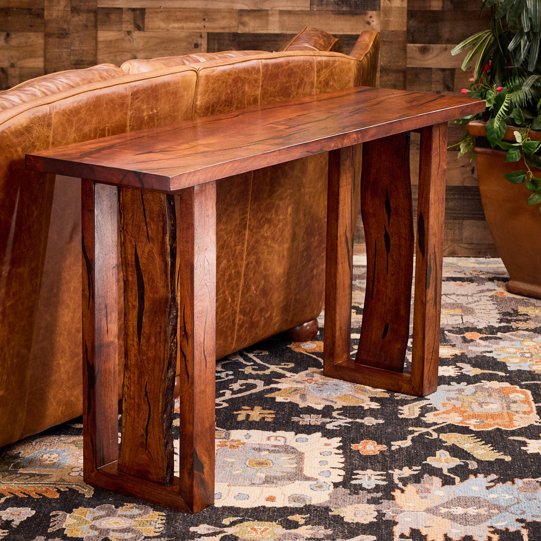 San Bonita Mesquite Sofa Table