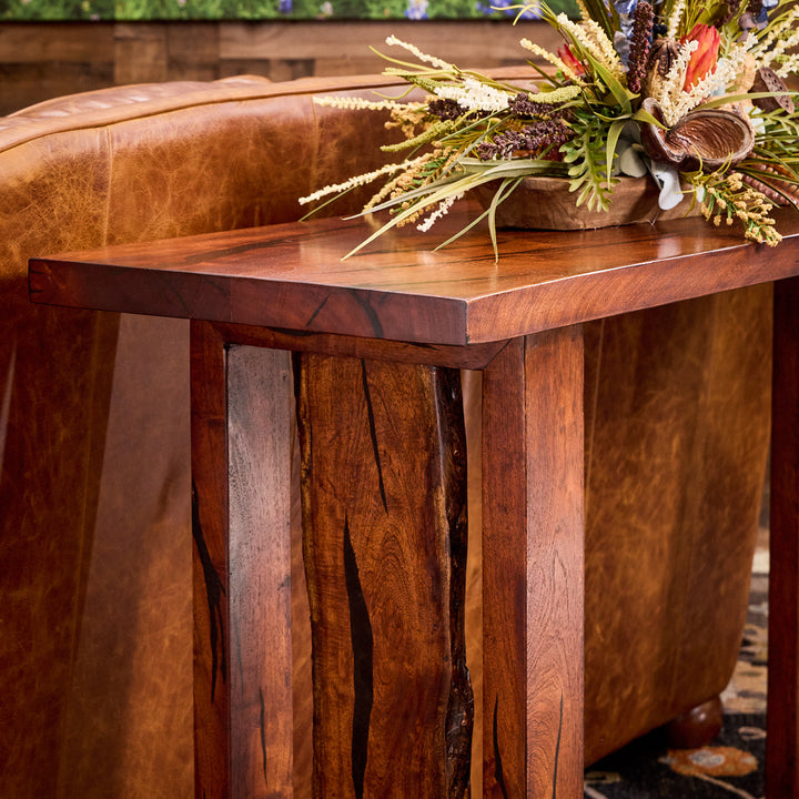 San Bonita Mesquite Sofa Table