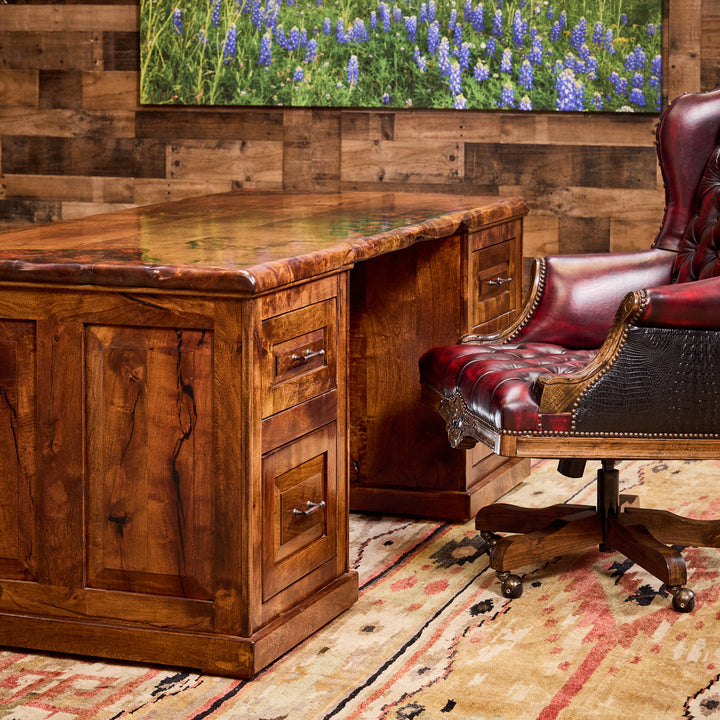 Ruger Mesquite Executive Office Desk