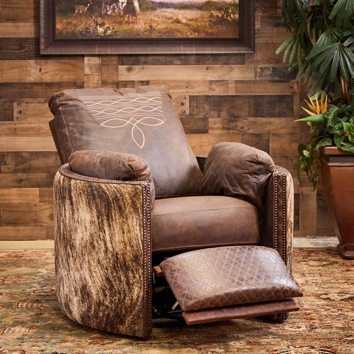 Long Branch Leather Snug Recliner