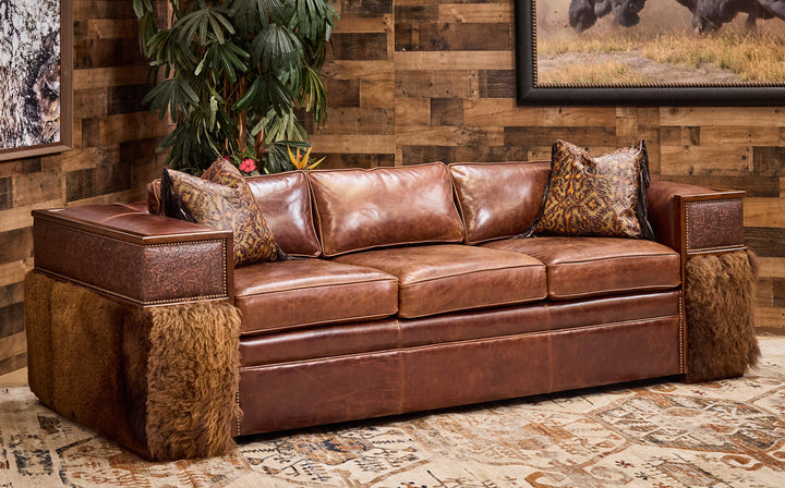 Lakota Buffalo Western Sofa