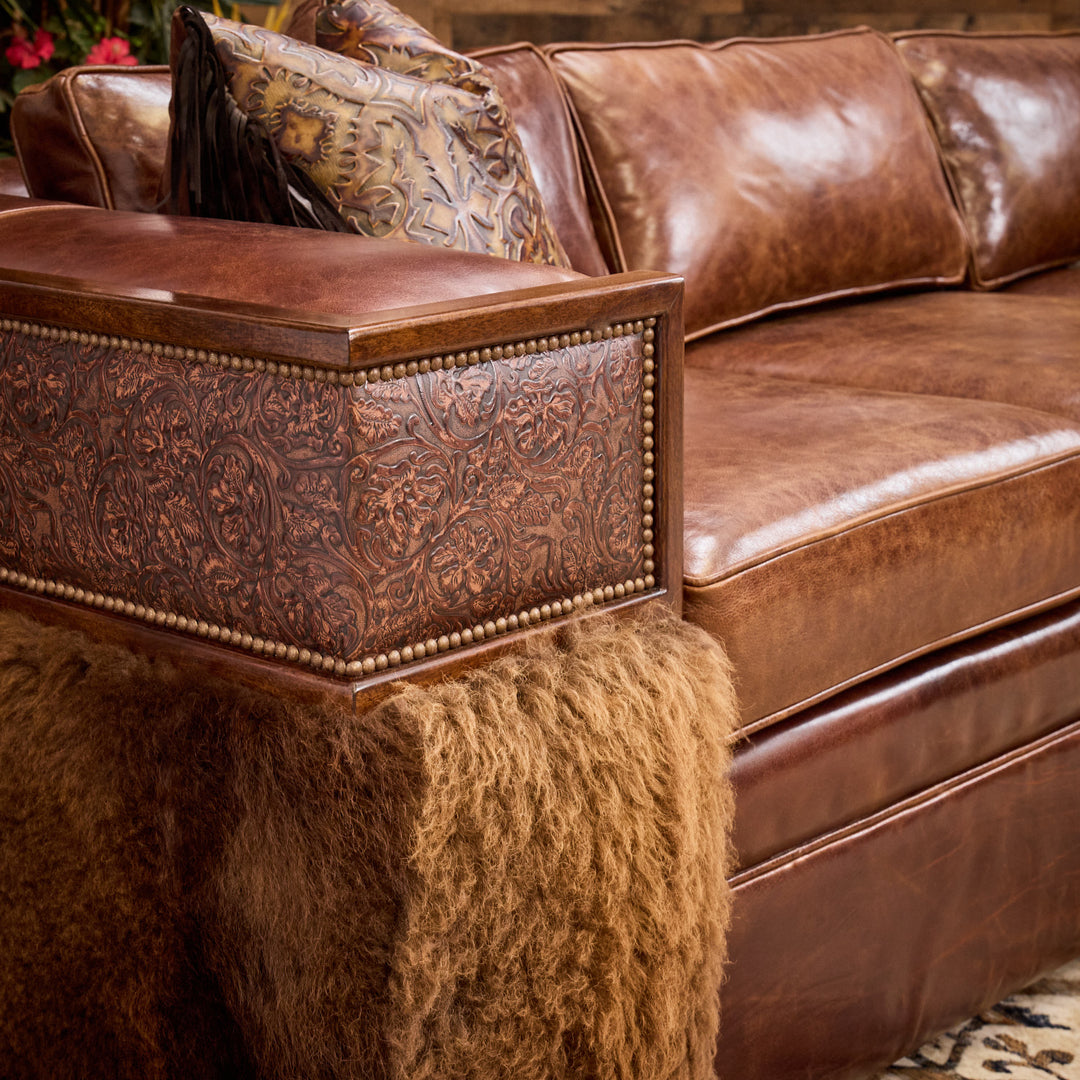 Lakota Buffalo Western Sofa