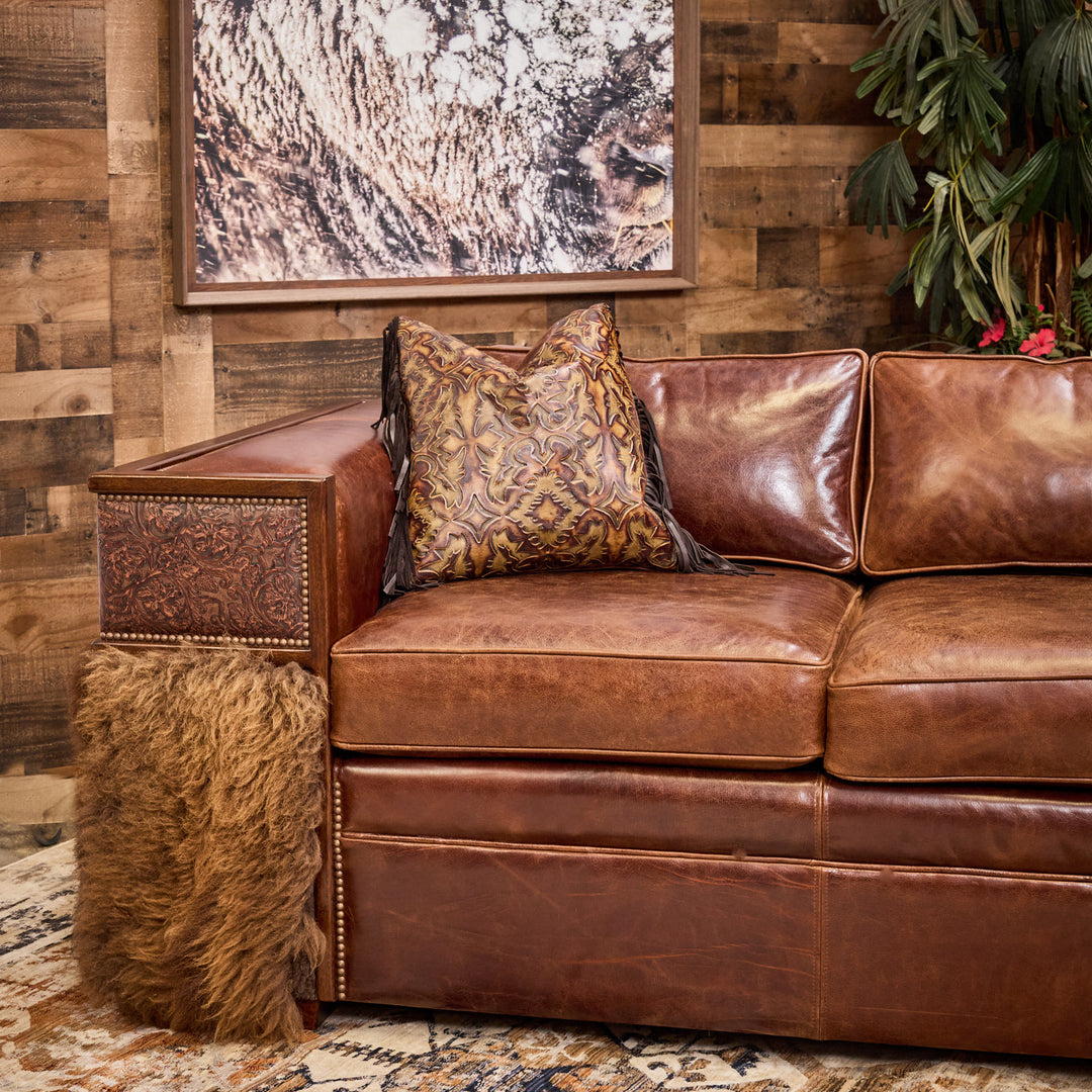 Lakota Buffalo Western Sofa