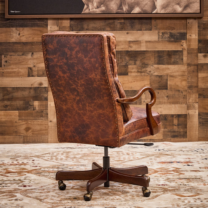 Duke Western Leather Office Chair