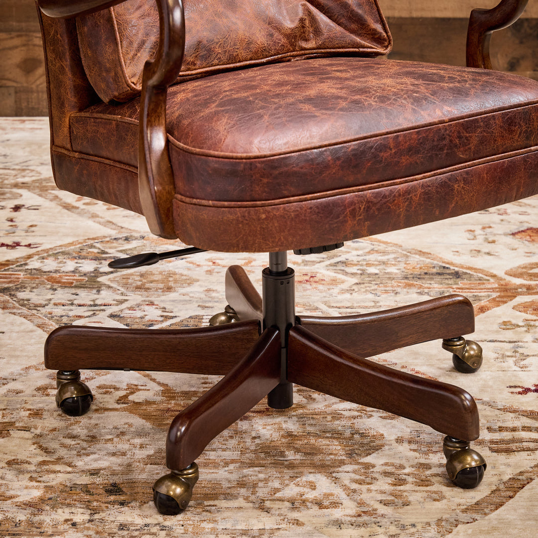 Duke Western Leather Office Chair