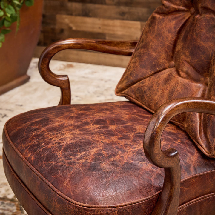 Duke Western Leather Office Chair