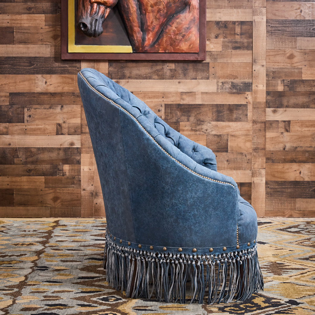 Buggy Ride Leather Loveseat