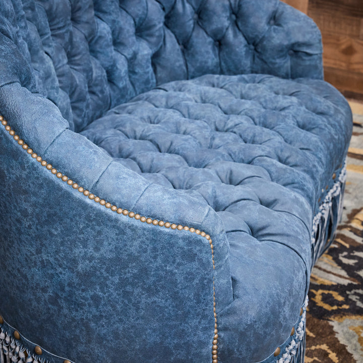 Buggy Ride Leather Loveseat