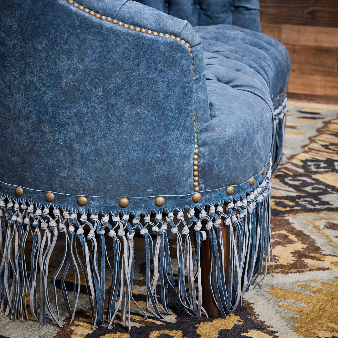 Buggy Ride Leather Loveseat