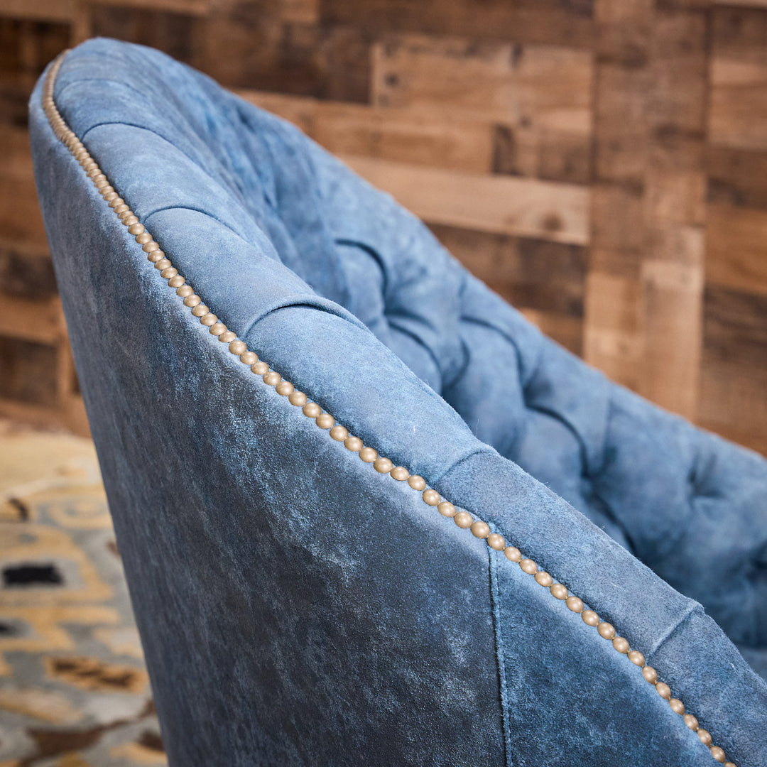 Buggy Ride Leather Loveseat