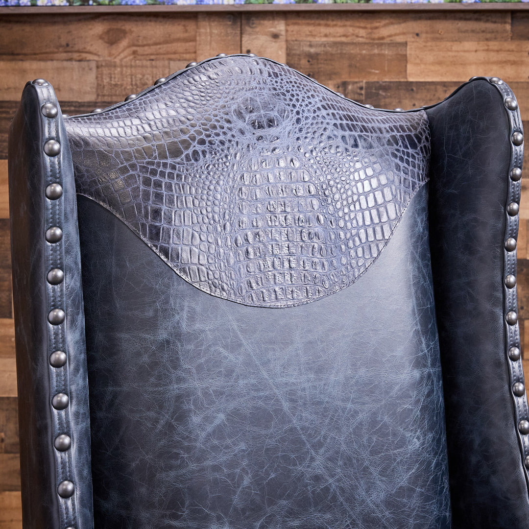 Blue Agave Leather Office Chair