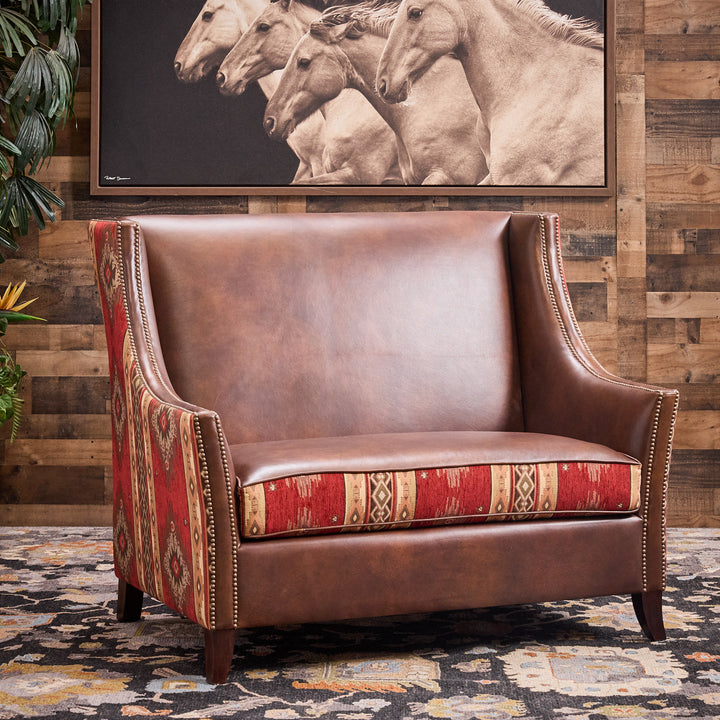 Red Rock Southwestern Loveseat