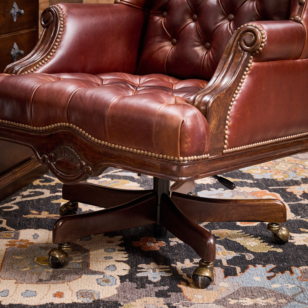 Omaha Tufted Leather Office Chair