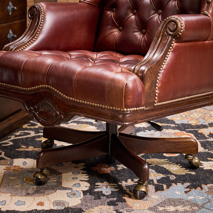 Omaha Tufted Leather Office Chair
