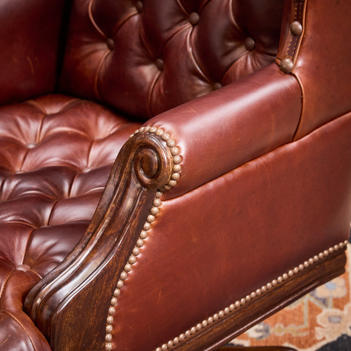 Omaha Tufted Leather Office Chair