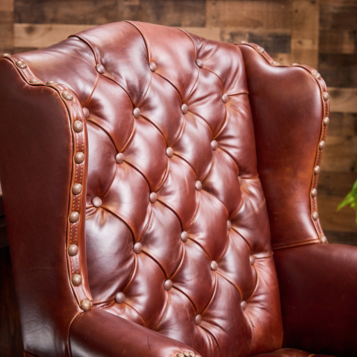 Omaha Tufted Leather Office Chair