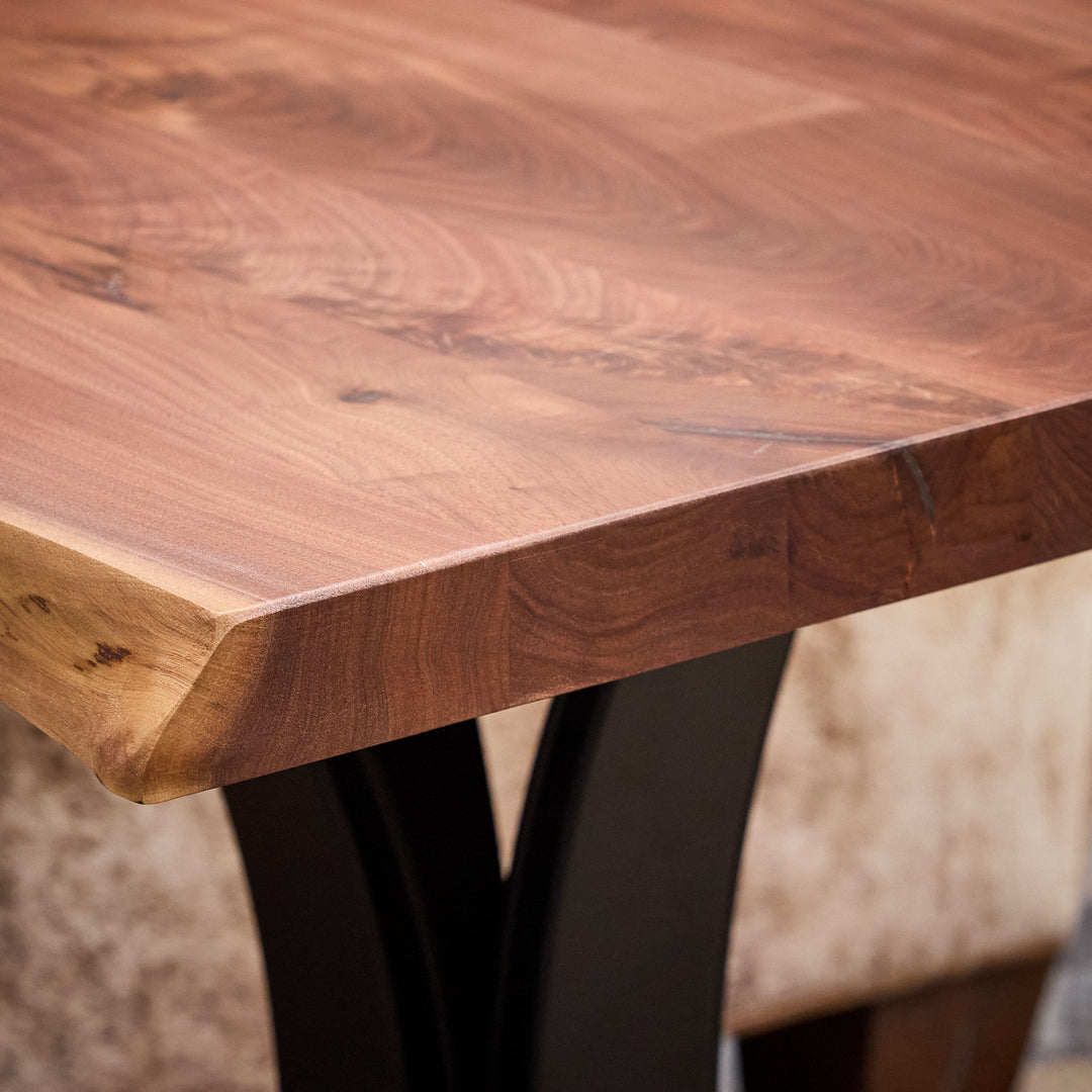 Live Edge Walnut End Table