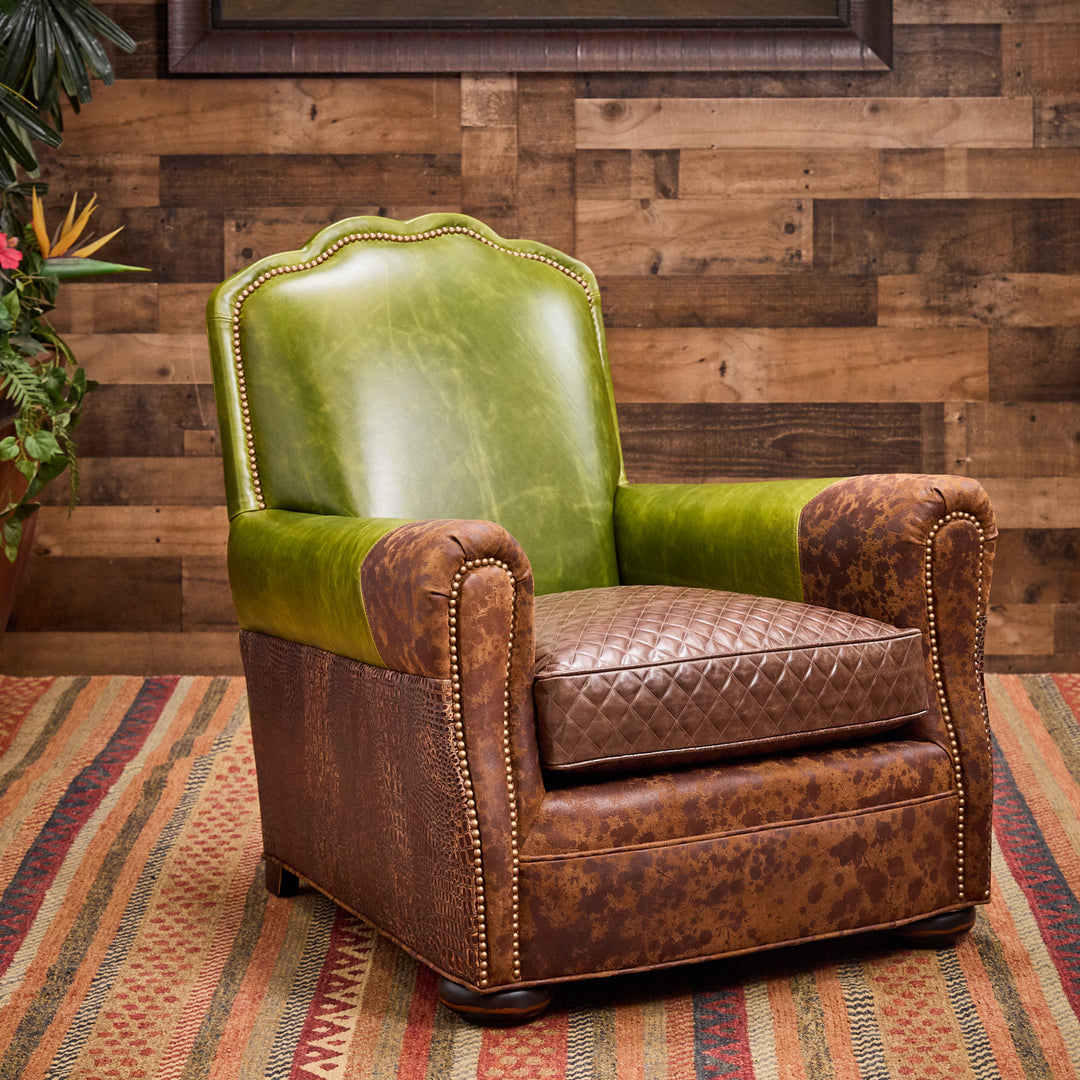 Greenville Leather Reading Chair