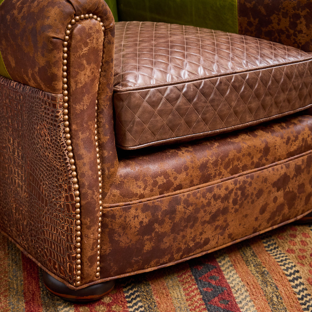 Greenville Leather Reading Chair