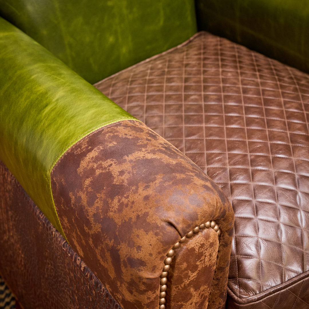 Greenville Leather Reading Chair