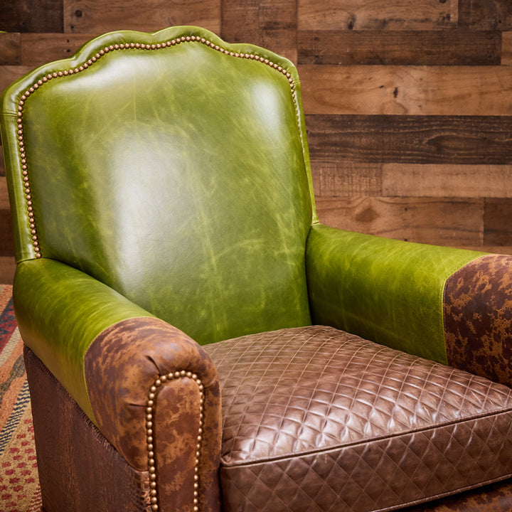 Greenville Leather Reading Chair