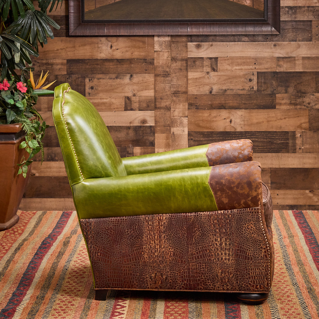 Greenville Leather Reading Chair