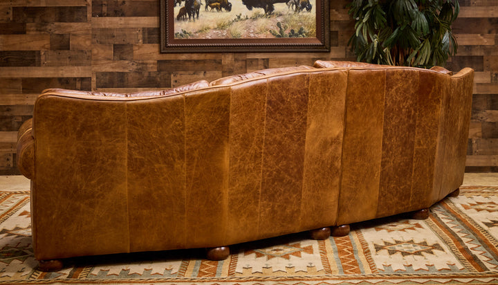 Bosque Curved Leather Sofa