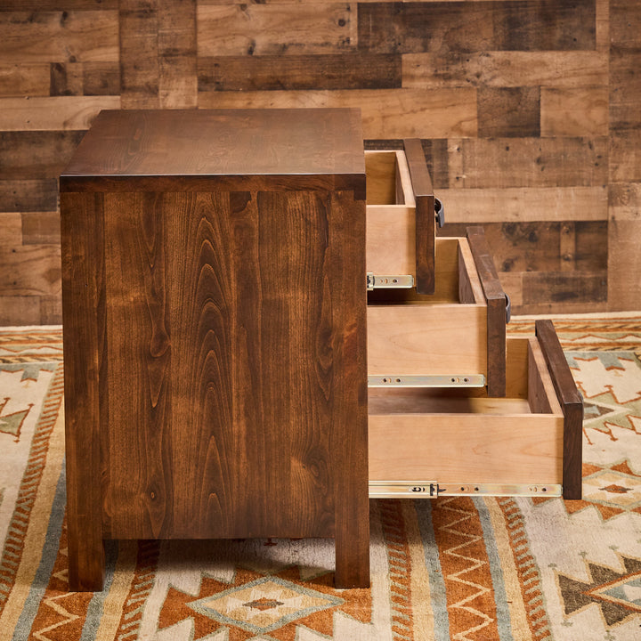 Zavala Cowhide Nightstand