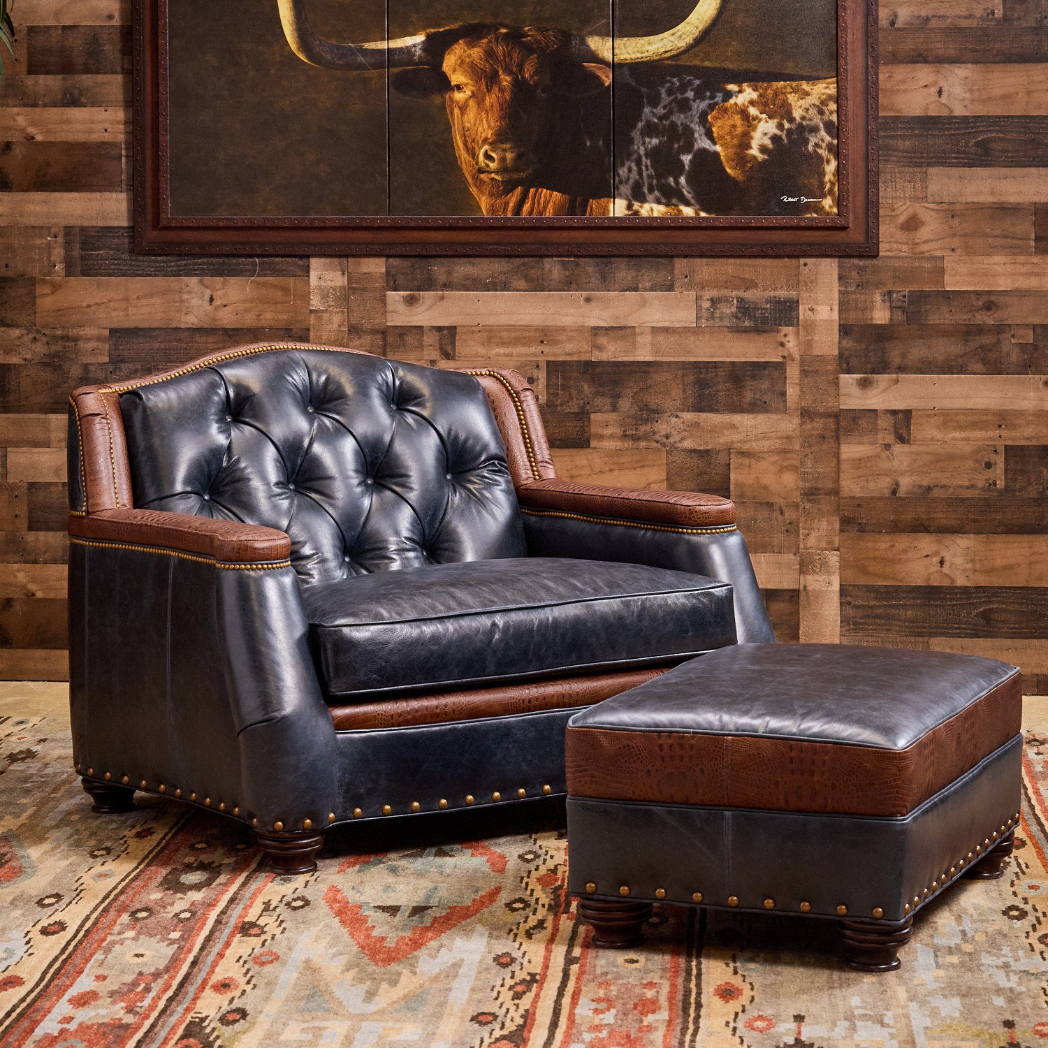 Stagecoach Western Leather Collection – Hat Creek Interiors