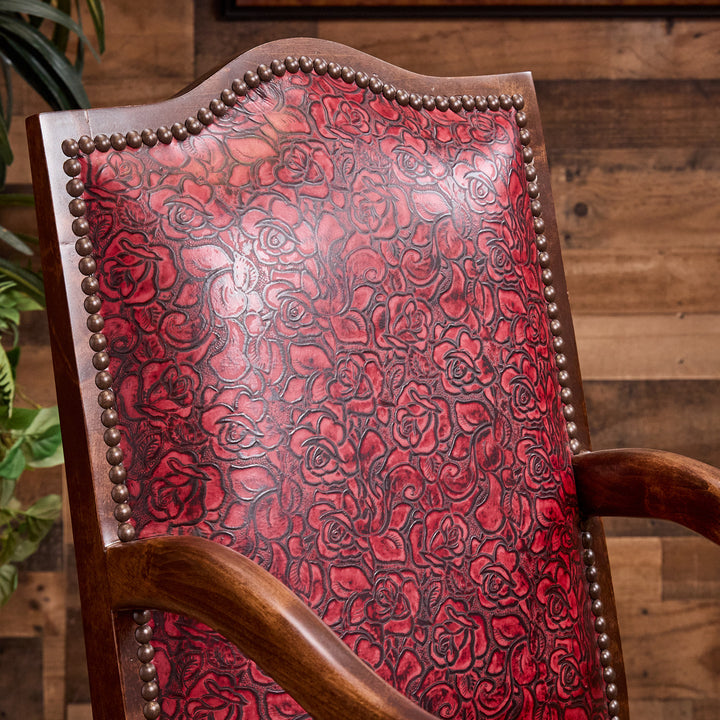The Funky Cheetah Western Arm Chair