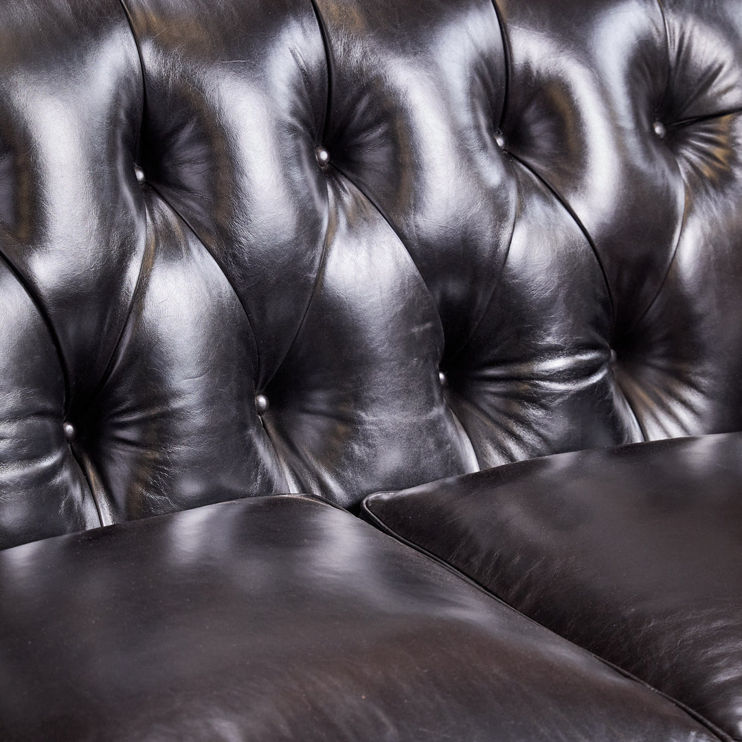 Black Creek Leather Loveseat