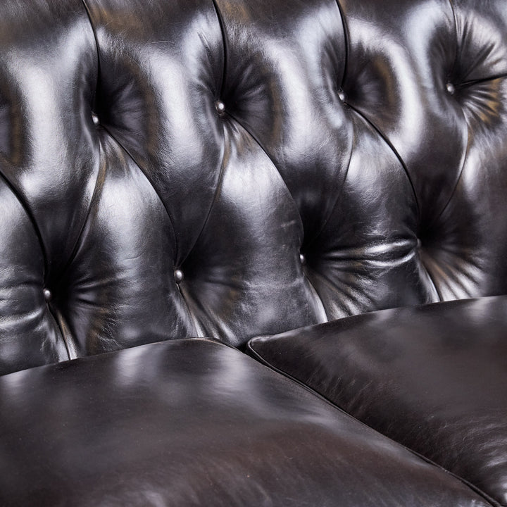 Black Creek Leather Loveseat