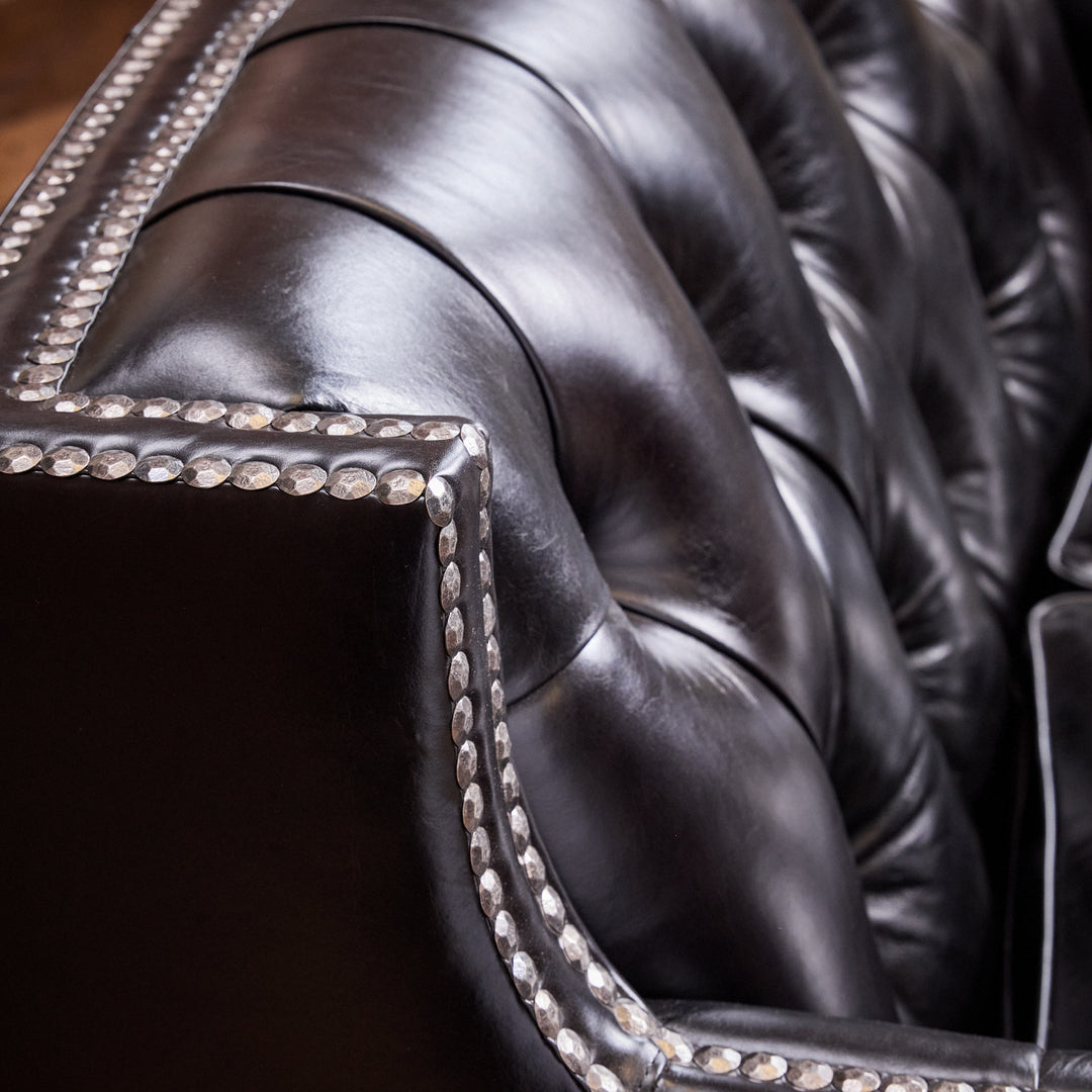 Black Creek Leather Loveseat