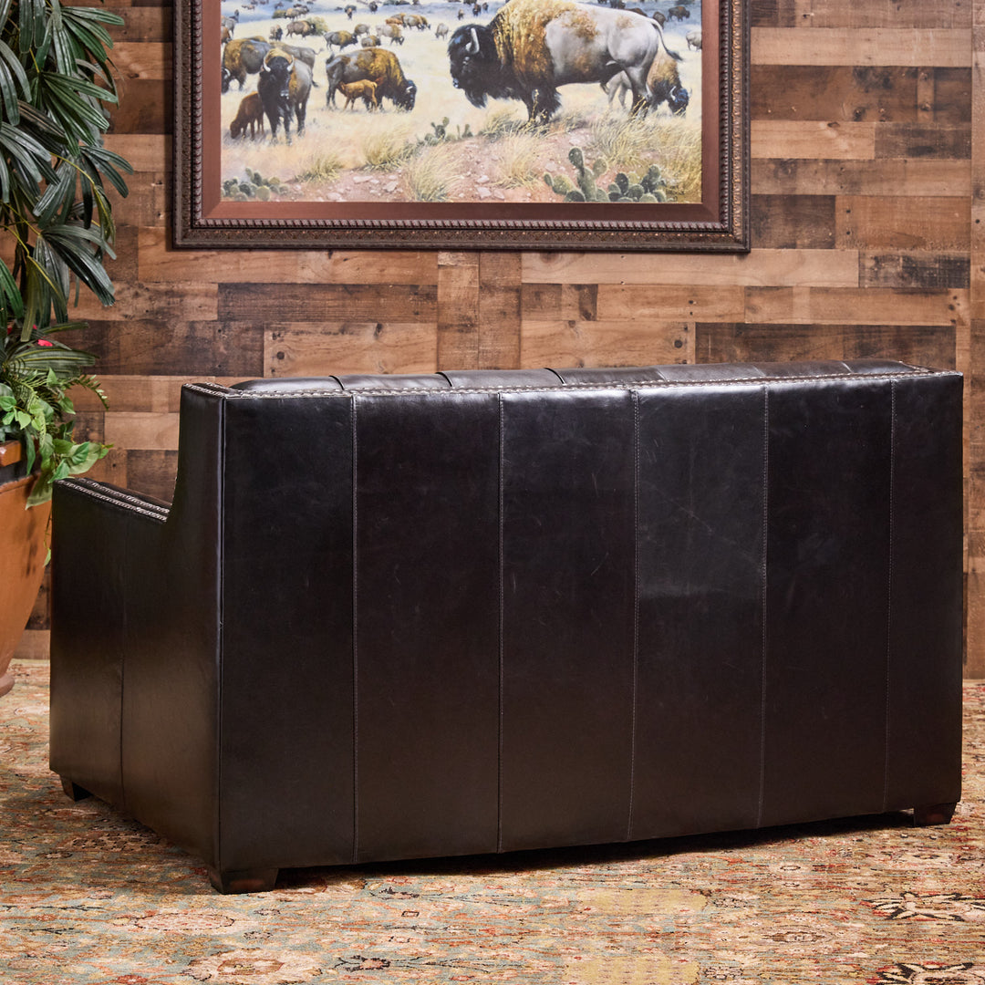 Black Creek Leather Loveseat