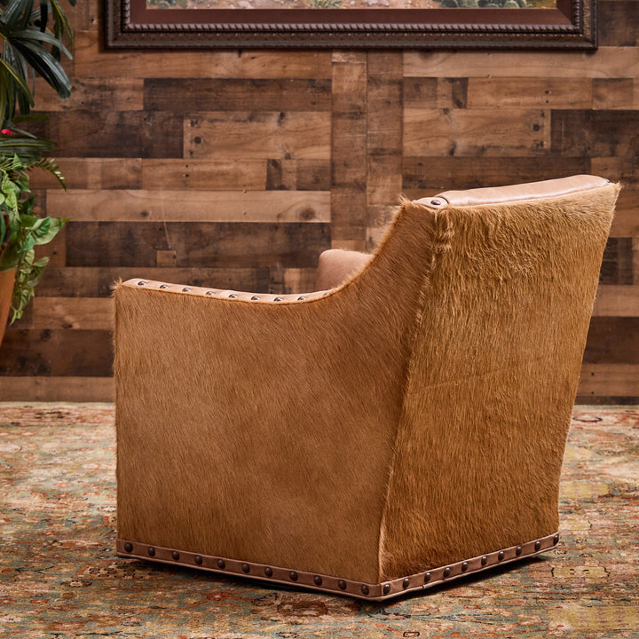 Palomino Boot Stitch Swivel Chair