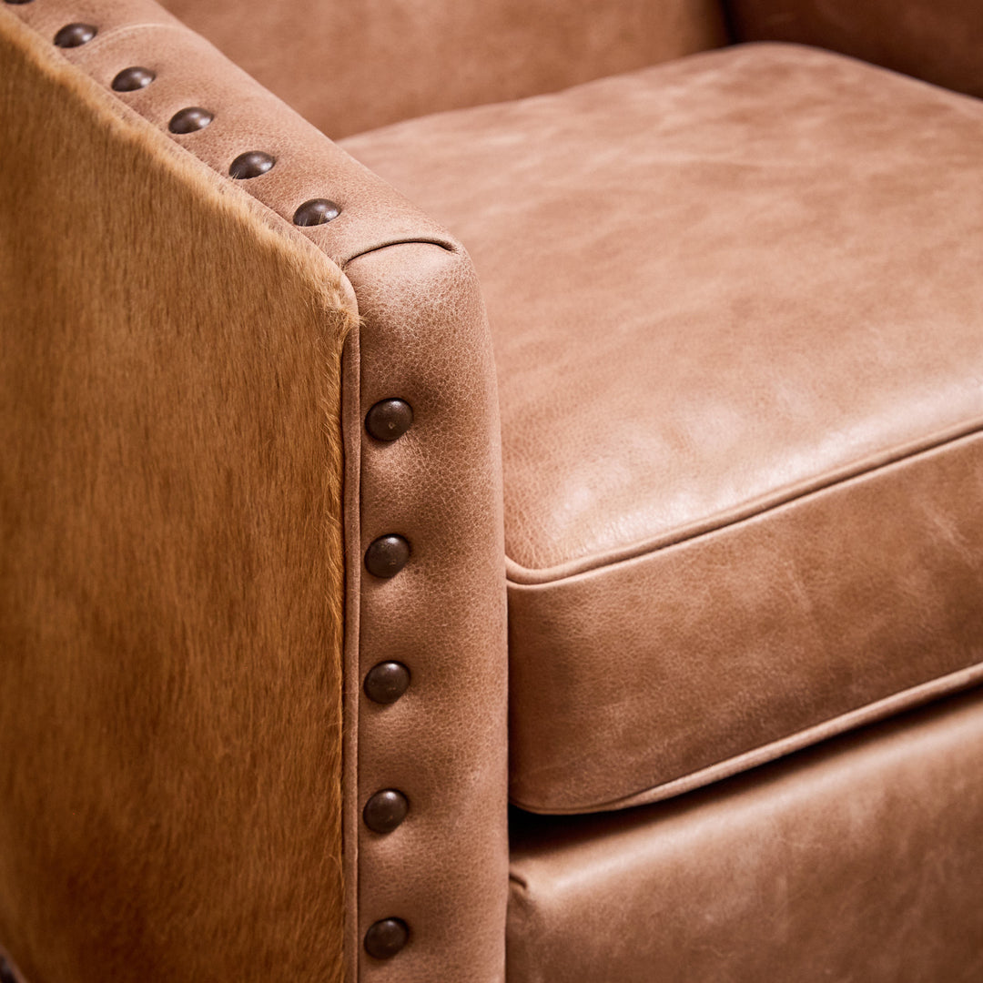 Palomino Boot Stitch Swivel Chair