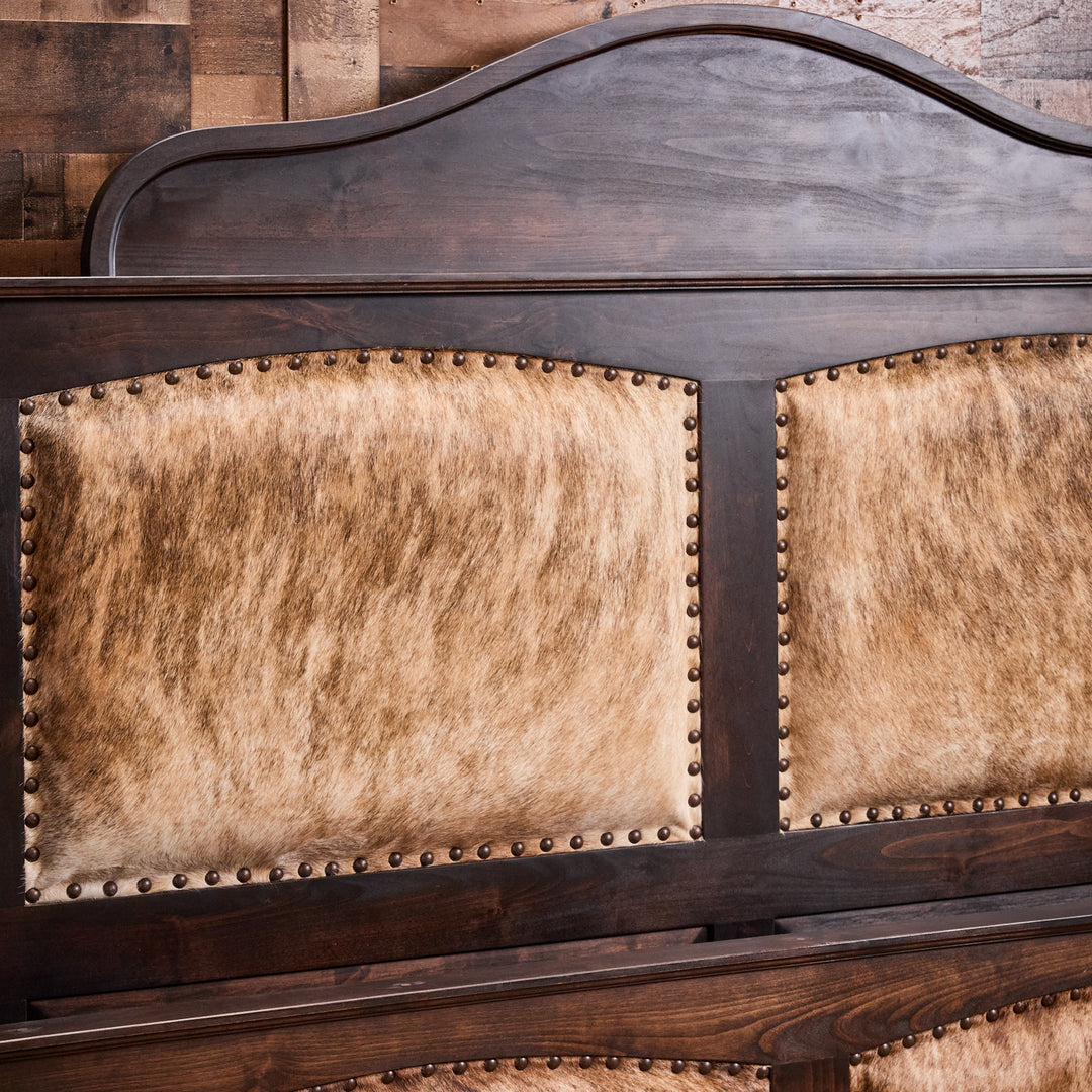Arden Western Cowhide Bed