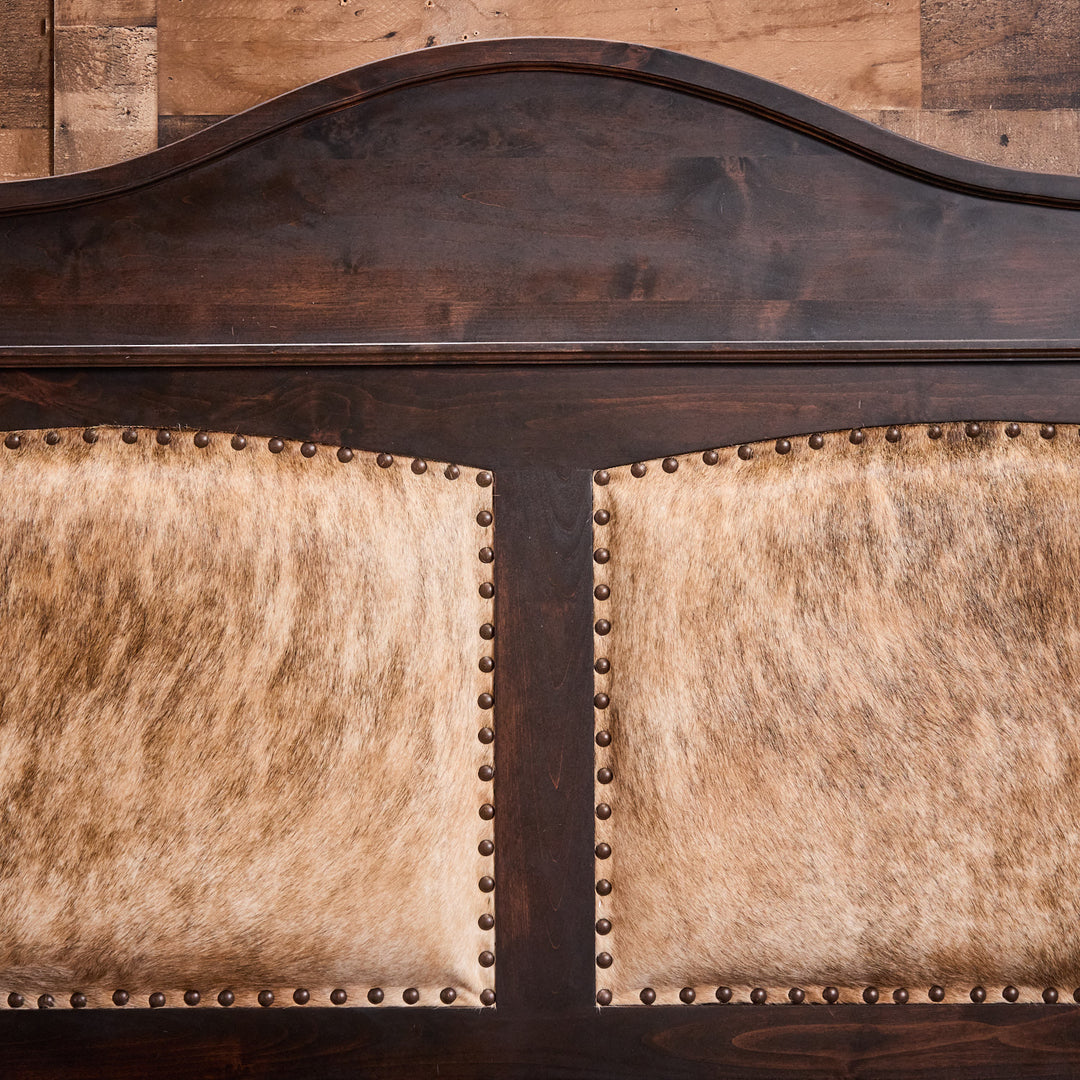 Arden Western Cowhide Bed