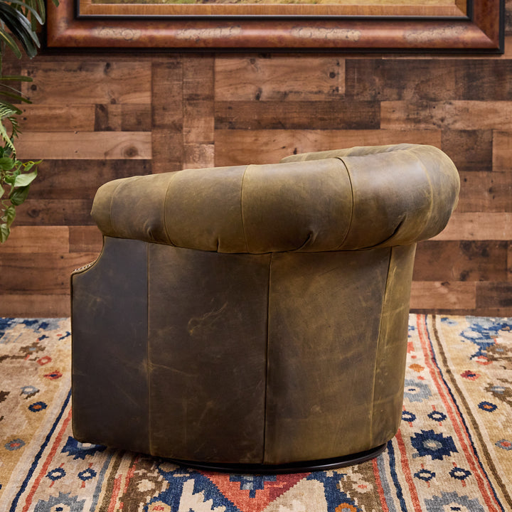 Mossberg Leather Thinking Chair