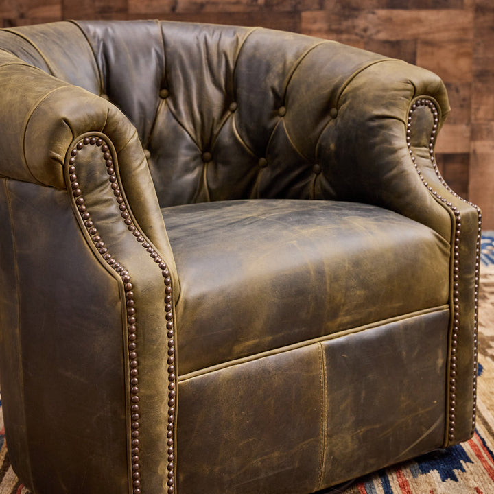 Mossberg Leather Thinking Chair