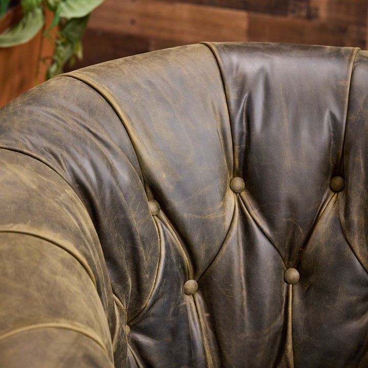 Mossberg Leather Thinking Chair