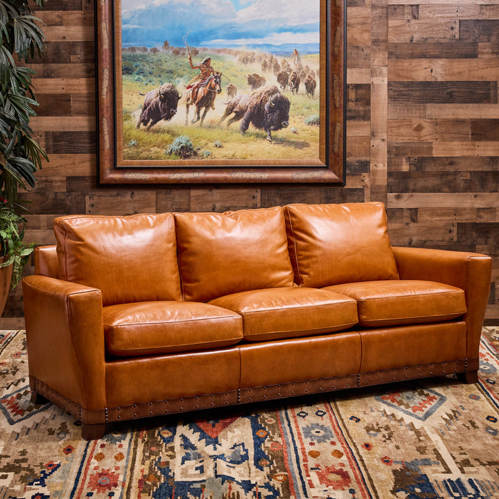 Bergama Western Leather Sofa