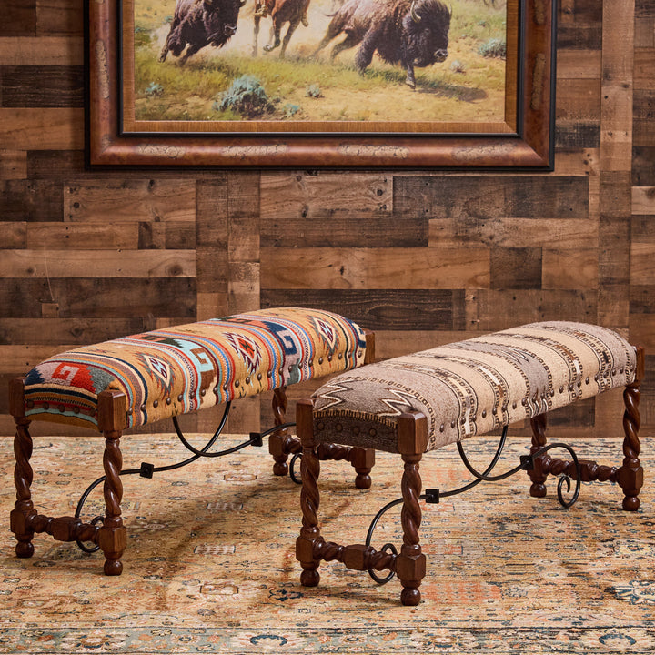 Leon Valley Fabric Bench