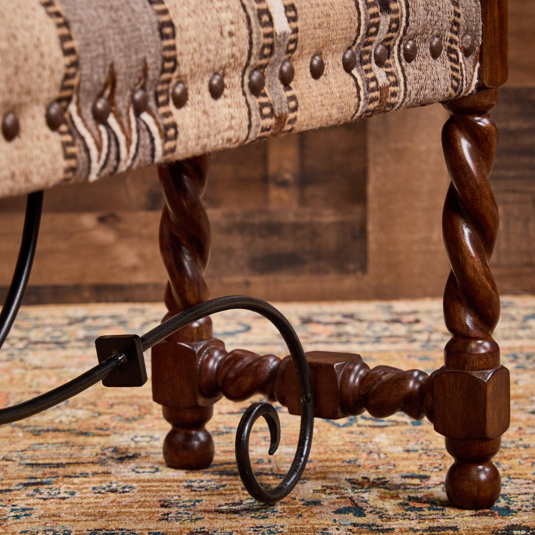 Leon Valley Fabric Bench